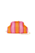 Borse a tracolla a righe in poliestere con accessori