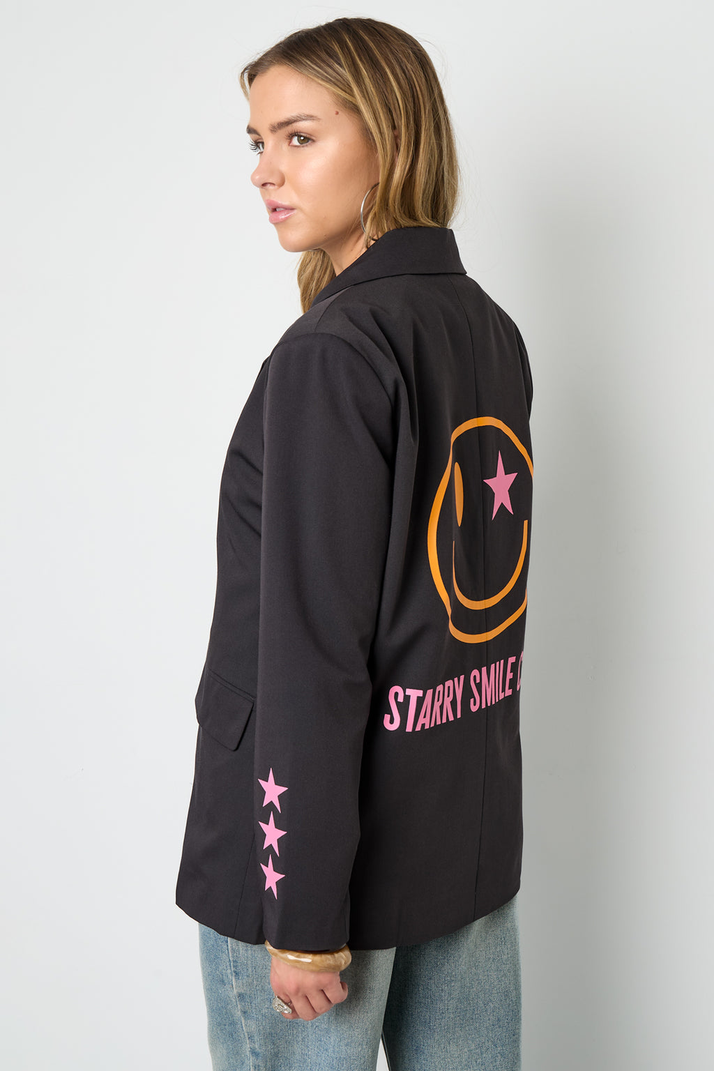 Tessuto Fibra di Poliestere Abito da Donna Casual Design con Lettere