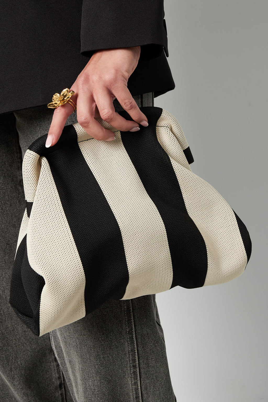 Borsa da spiaggia a righe