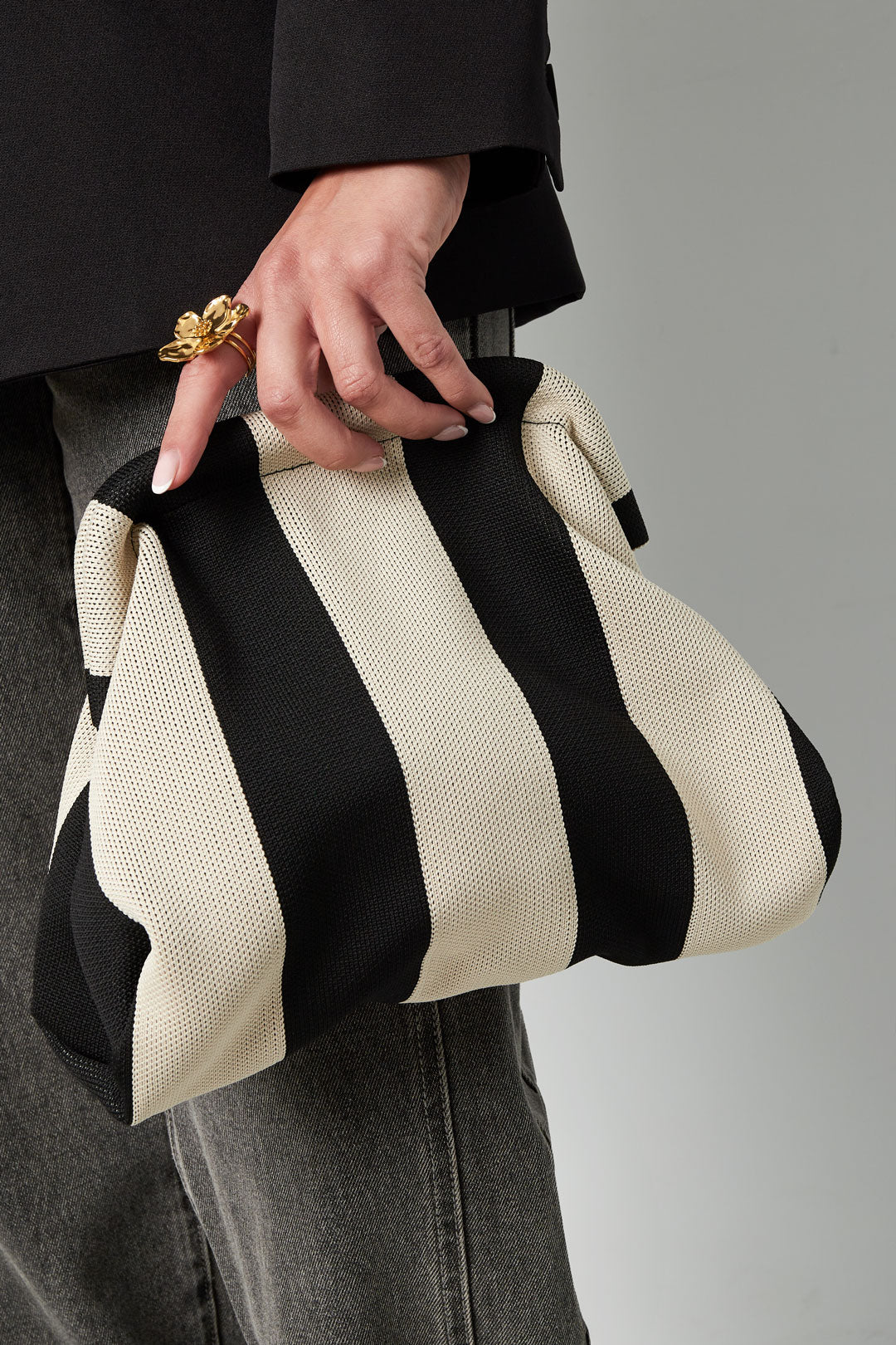 Borsa da spiaggia a righe
