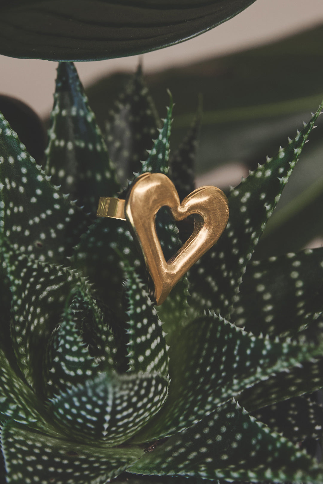 Anelli Statement a forma di cuore, casual, quotidiani, semplici, della serie Gioielli da donna