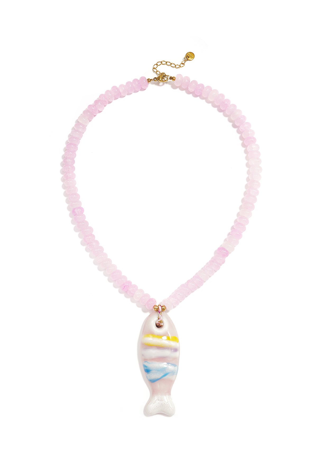 Collane in ceramica con perline, serie "Fiori, Vacanze/Spiaggia, Romantiche", gioielli da donna.