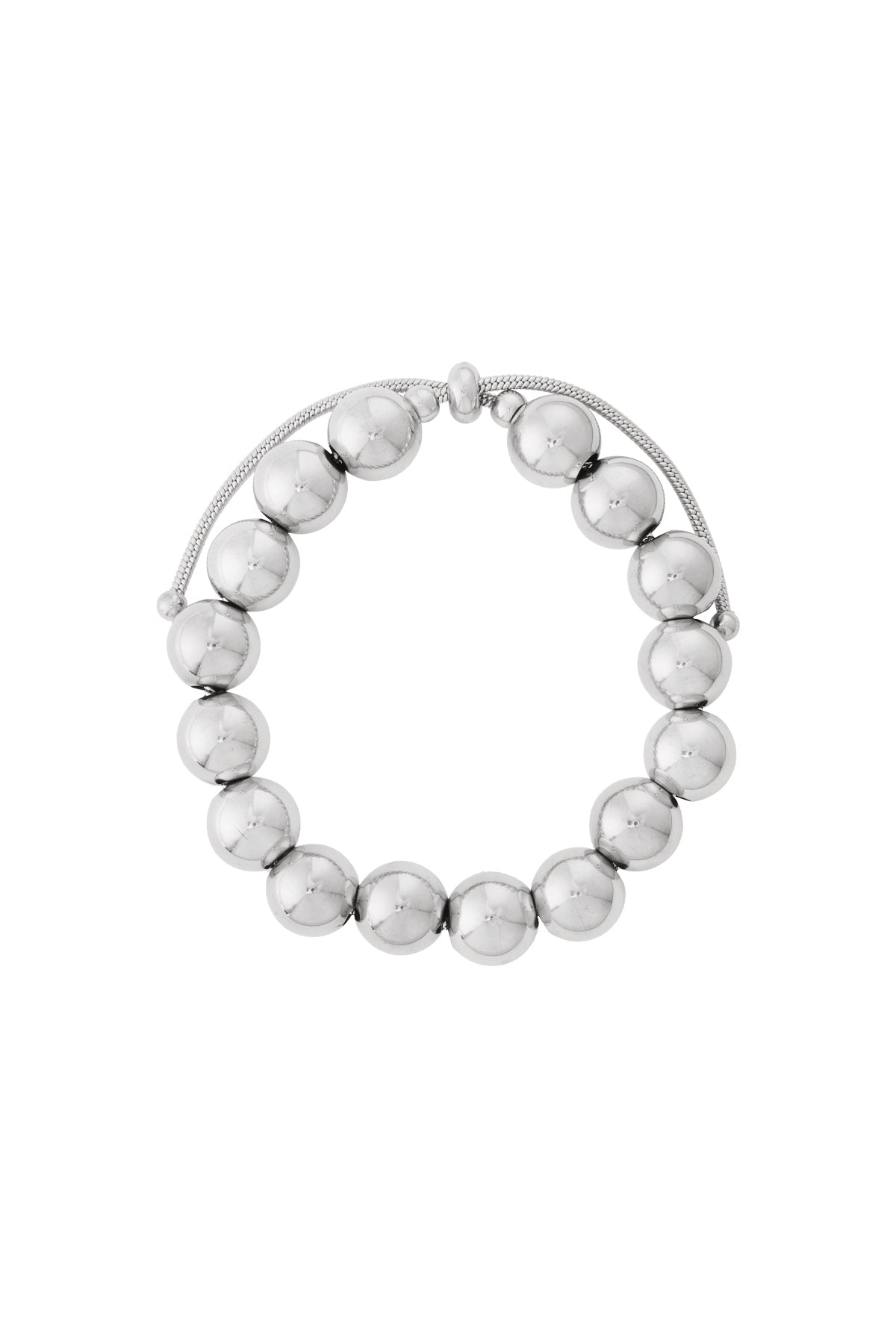 Braccialetto con perline cave - 12 mm