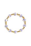Braccialetti con perline in acciaio inossidabile, serie casual e semplice da indossare tutti i giorni, gioielli da donna