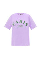 Cotton Maglietta Donna Casual Letters