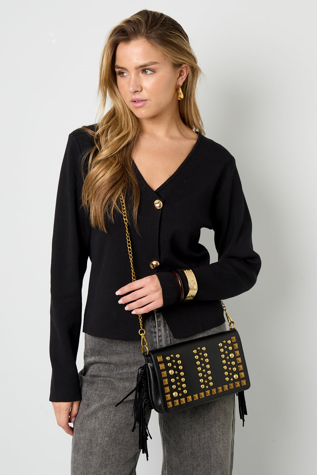 Borse a tracolla geometriche punk PU accessori quotidiani