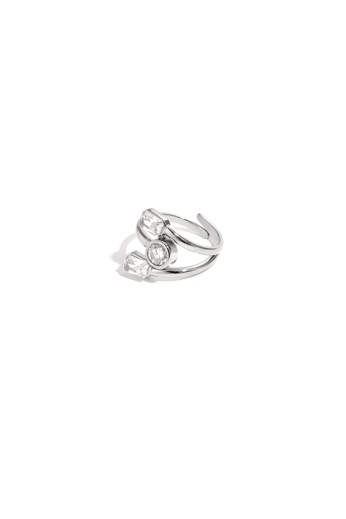 Anello con pietre diverse