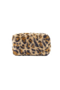 Borsa per il trucco morbida in leopardo