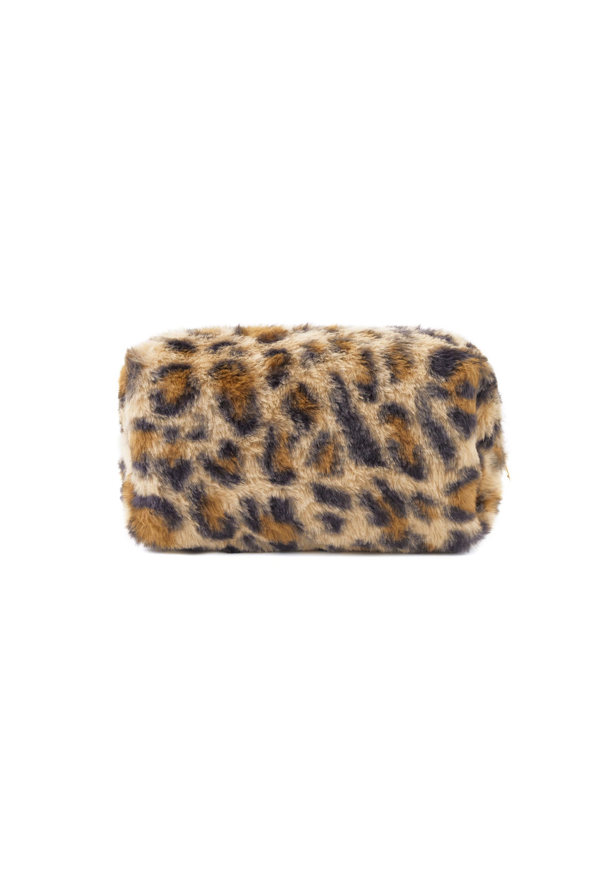 Borsa per il trucco morbida in leopardo