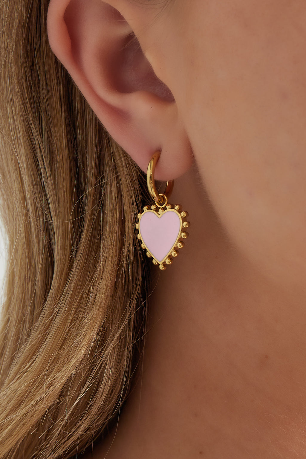 Orecchini a forma di cuore funky
