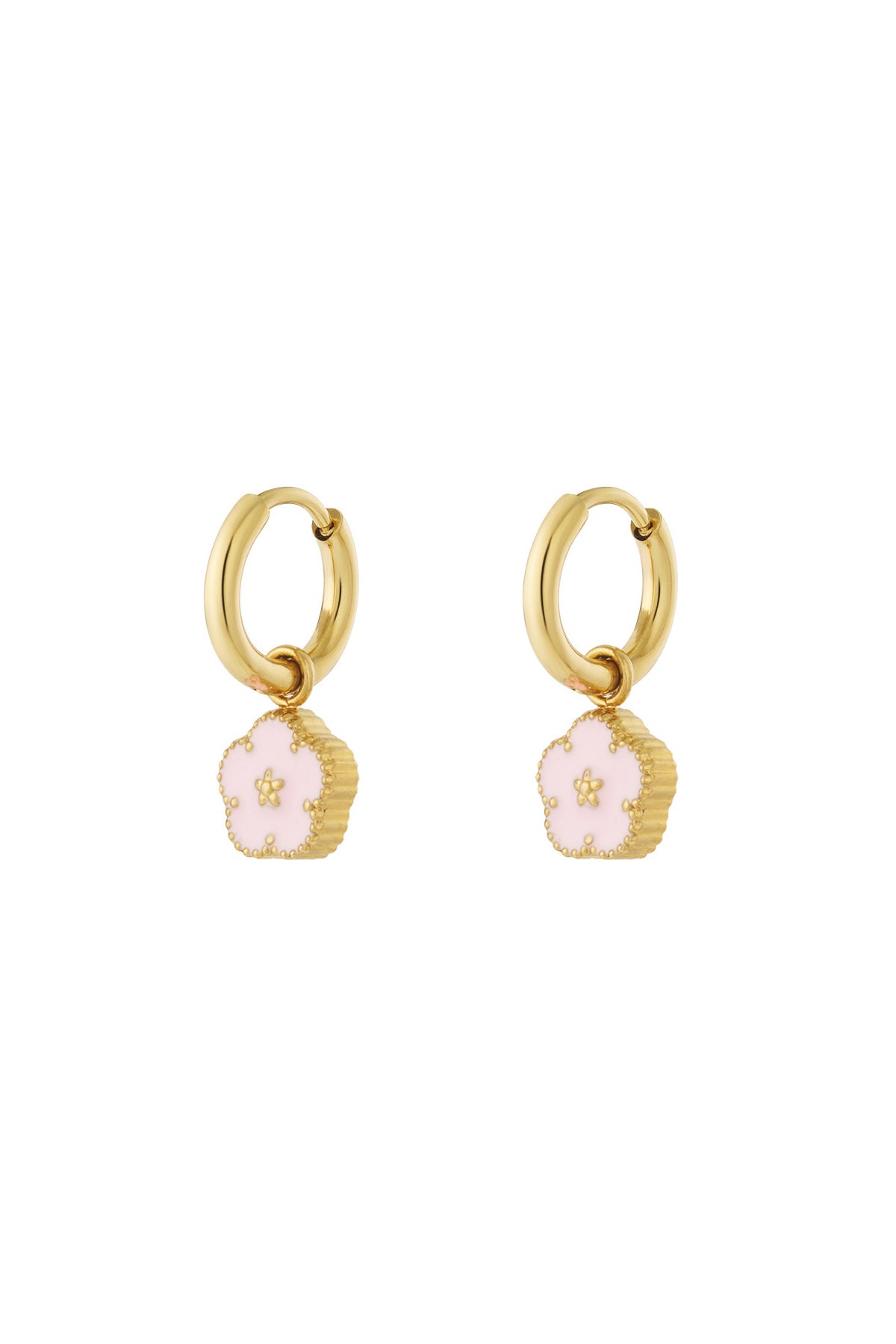 Mini orecchini a forma di fiore