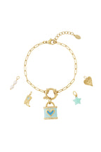 Bracciale fai da te "Blue Love"