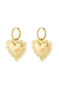 Orecchini pendenti a forma di cuore Embrace