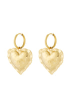 Orecchini pendenti a forma di cuore Embrace