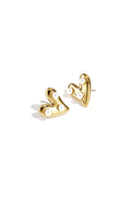 Orecchini a cuore con perle
