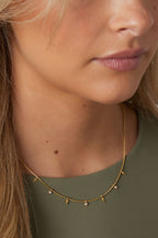 Collane a catena in acciaio inossidabile con croce, casual, quotidiane, semplici, gioielli da donna