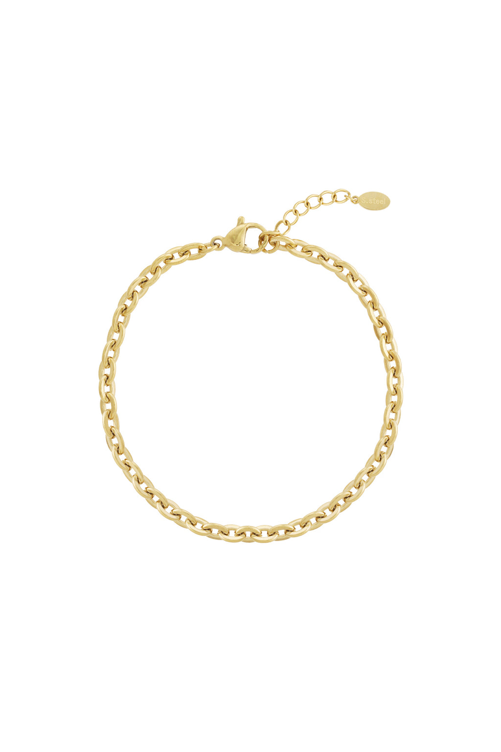 Braccialetti a catena in acciaio inossidabile, fai da te, semplici, quotidiani, serie di gioielli da donna
