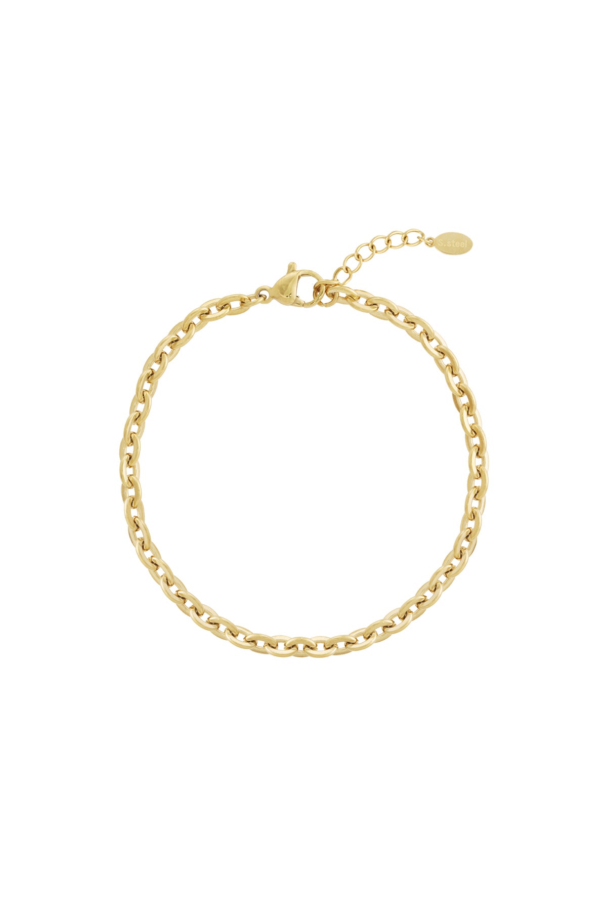 Braccialetti a catena in acciaio inossidabile, fai da te, semplici, quotidiani, serie di gioielli da donna
