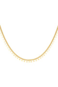 collana stella a catena in acciaio inossidabile Gold Stainless Steel