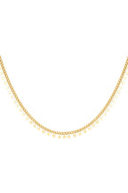 collana stella a catena in acciaio inossidabile Gold Stainless Steel