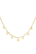 Collana più emoticon Gold Stainless Steel