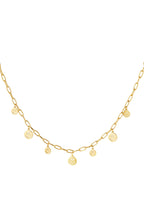 Collana più emoticon Gold Stainless Steel