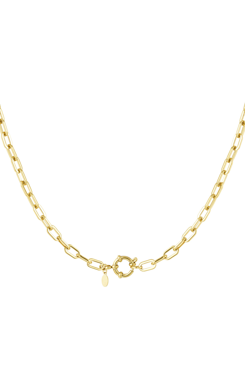 collana maglie base chiusura tonda