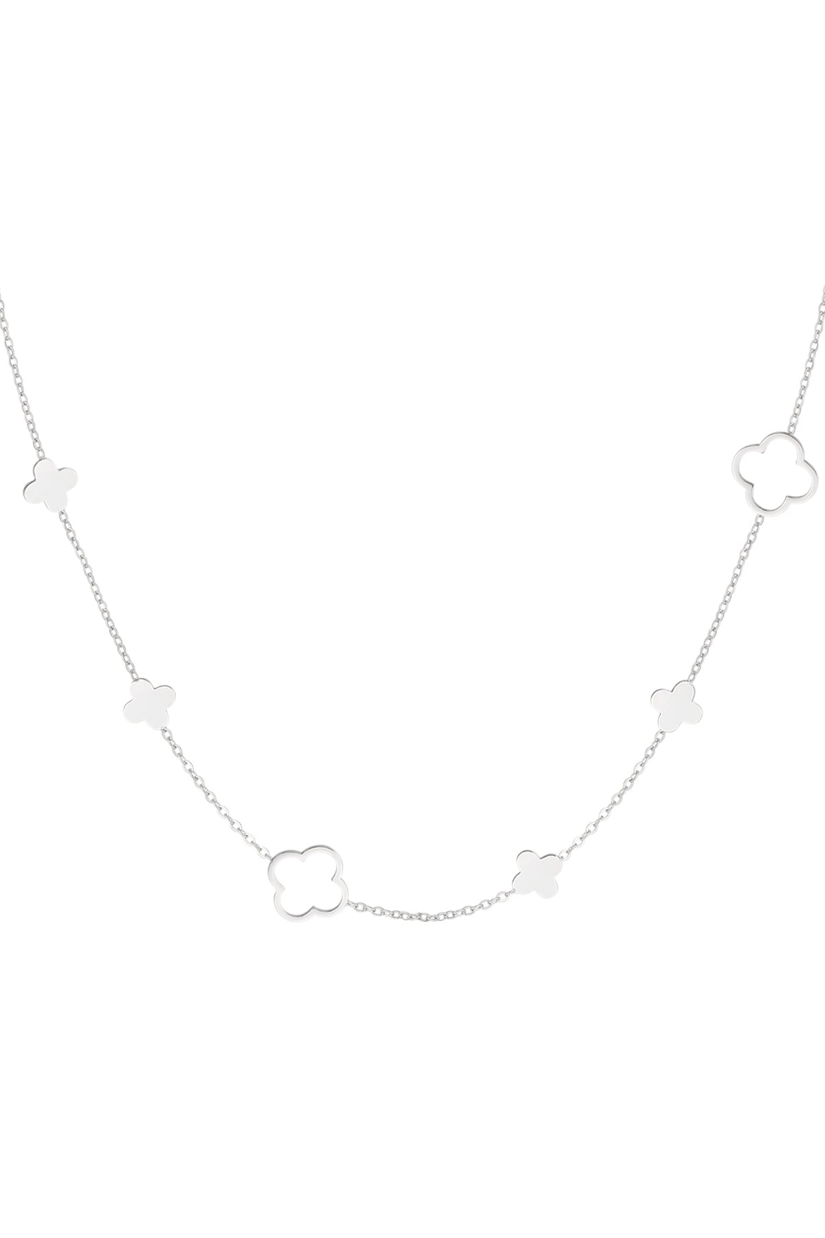 collana diversi trifogli