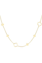 collana diversi trifogli