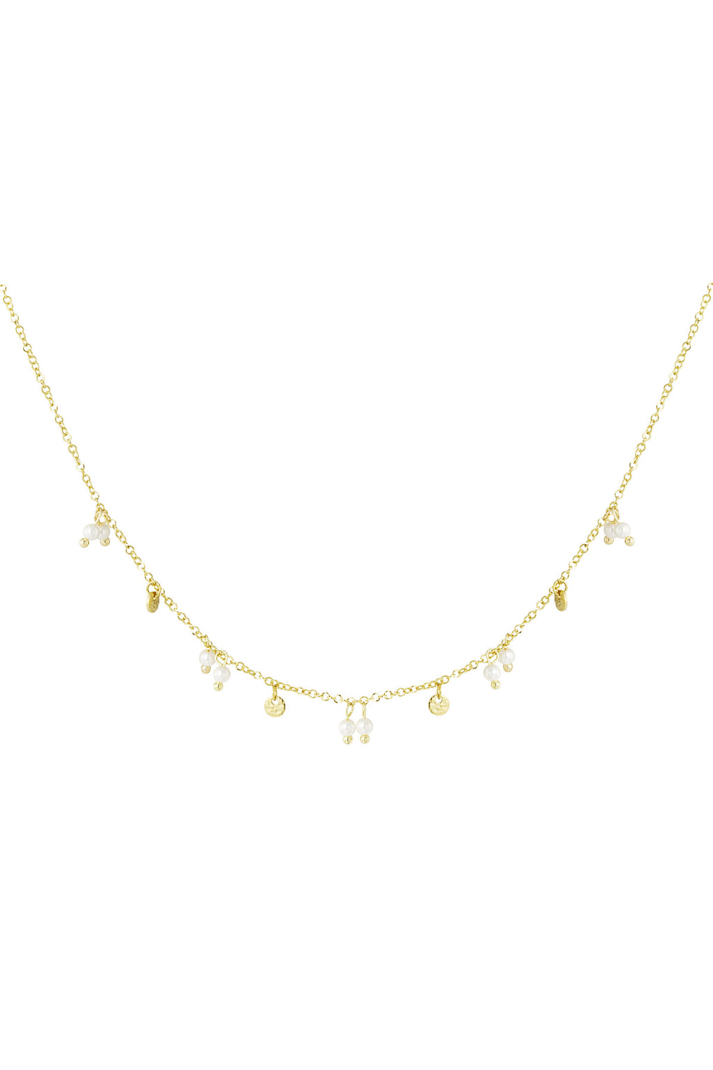 collana perle e ciondoli