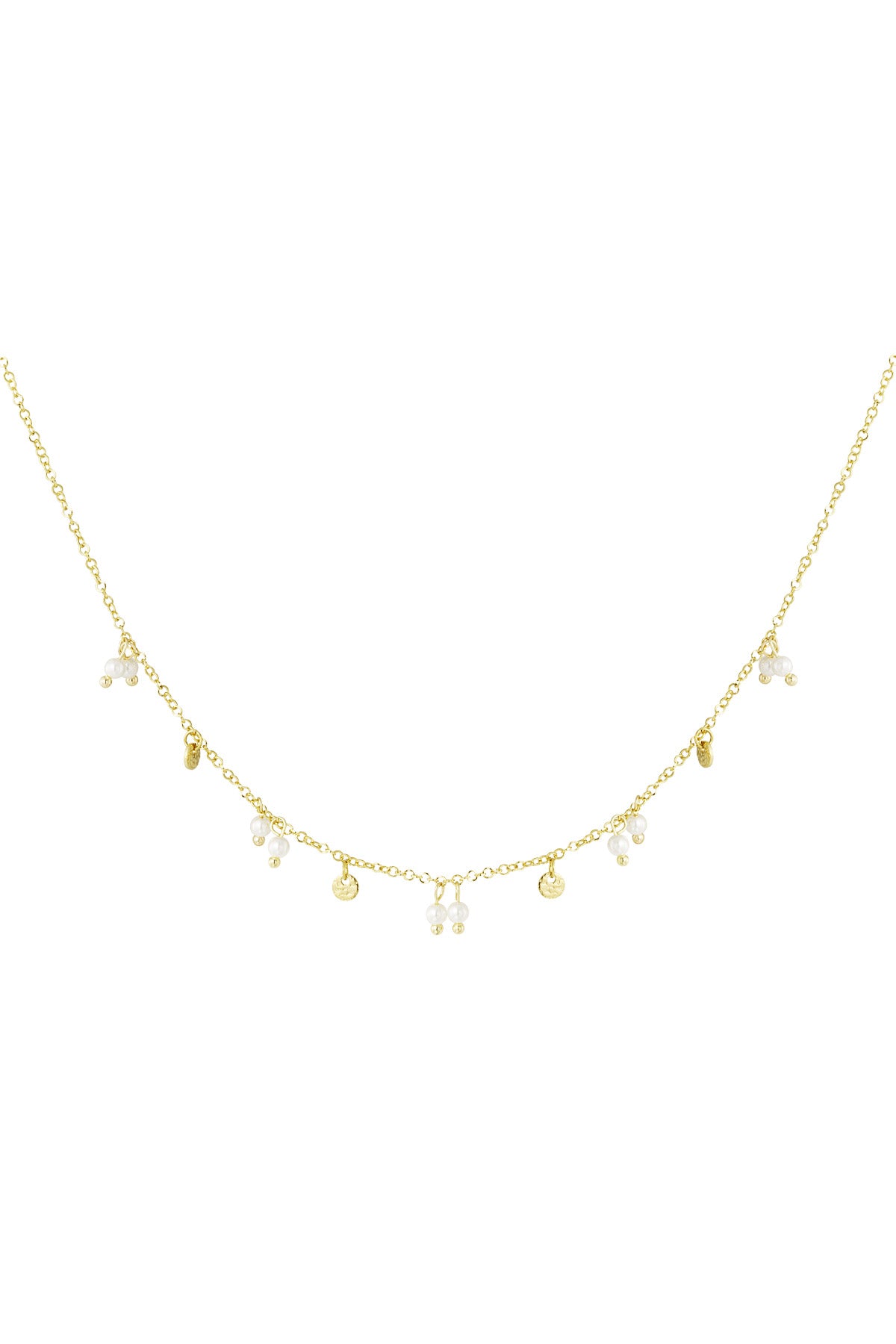 collana perle e ciondoli