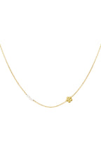 collana di perle floreali