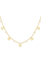 collana di fiori scintillanti