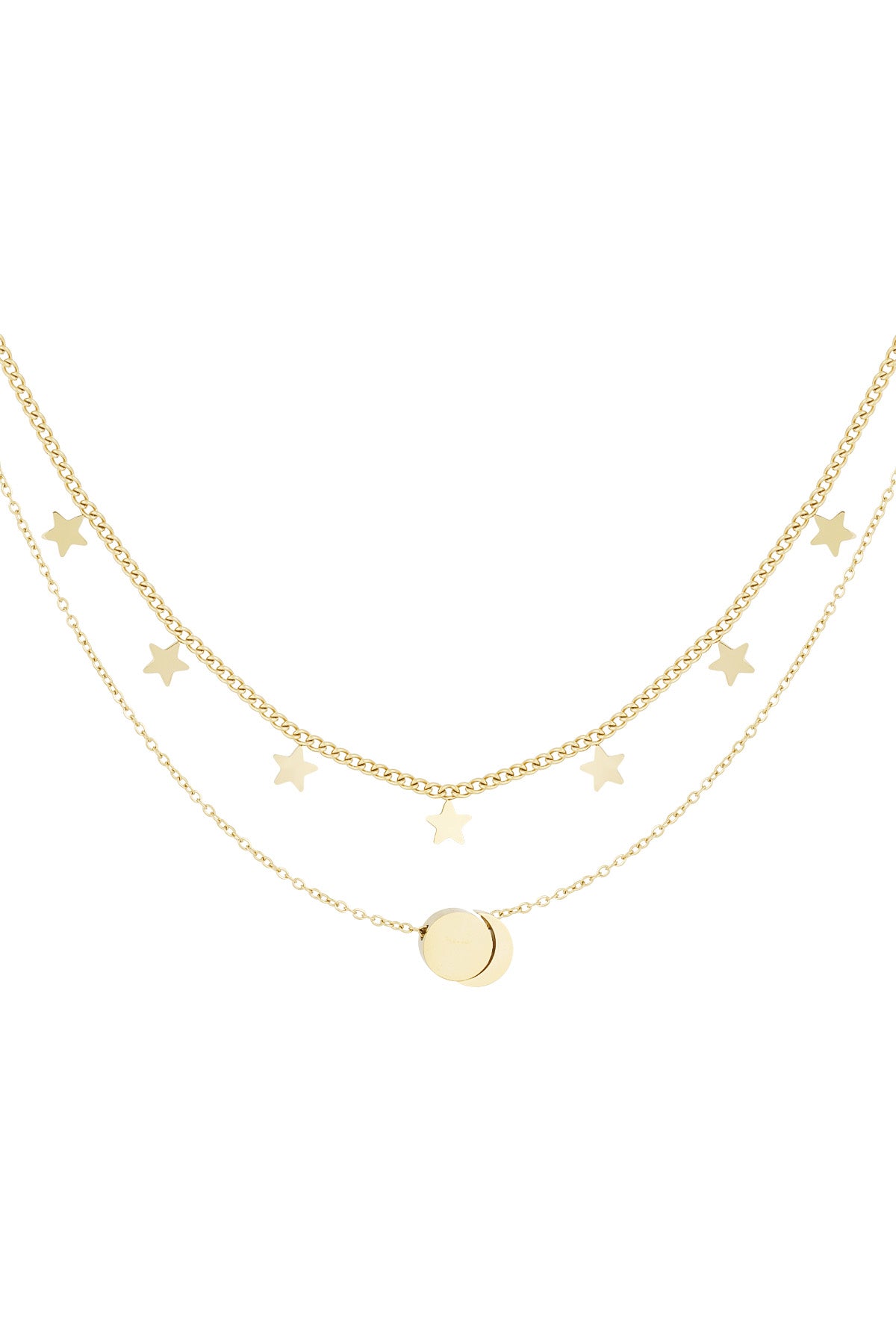 collana doppia stella