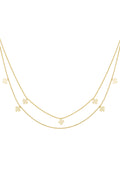 collana con doppio trifoglio