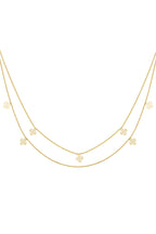 collana con doppio trifoglio