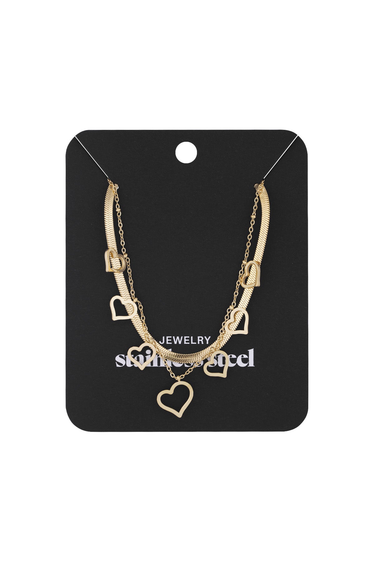 collana a cuore spesso
