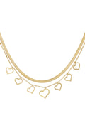 collana a cuore spesso