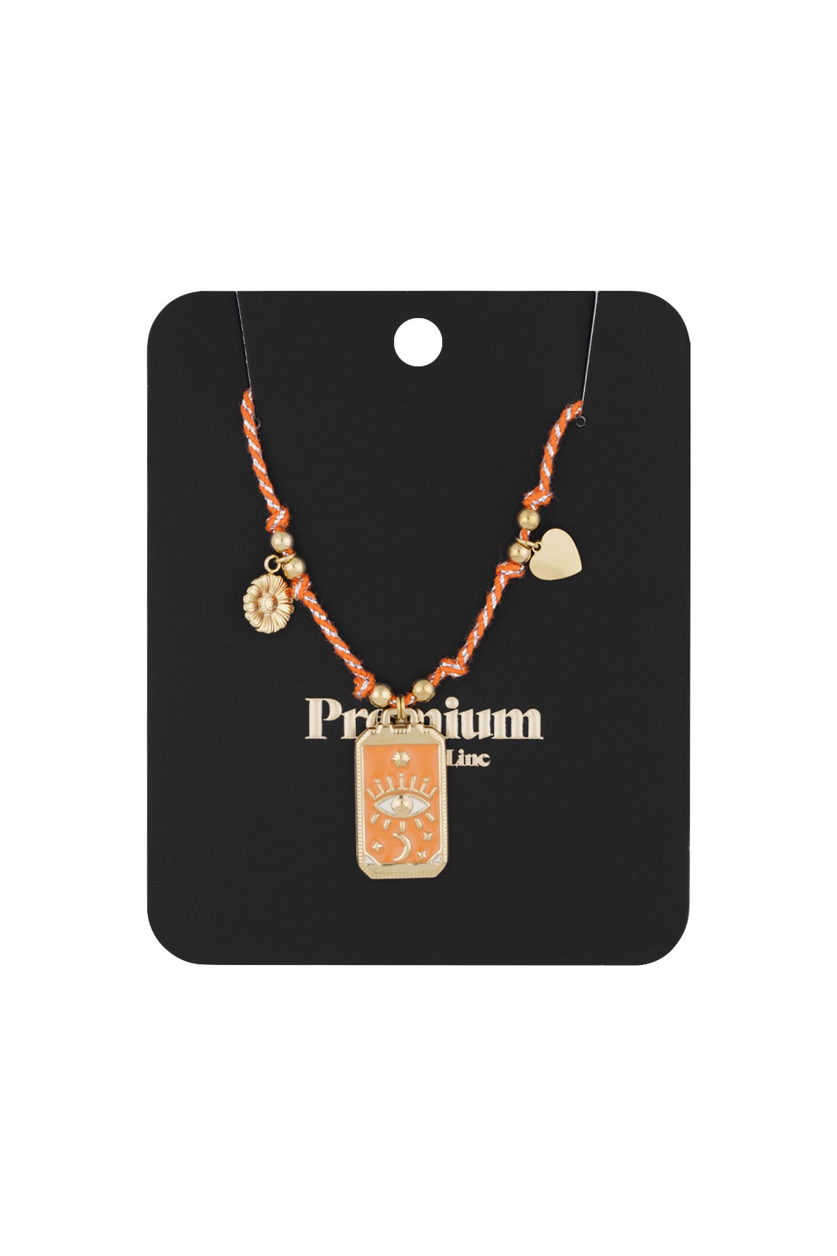 collana con ciondolo eclipse - Colore Oro arancione