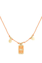 collana con ciondolo eclipse - Colore Oro arancione