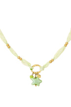 Collana Stellata - Colore Verde e Oro