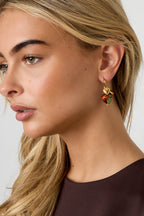 Orecchini pendenti in acciaio inossidabile a forma di cuore, casual, quotidiani, semplici, da donna