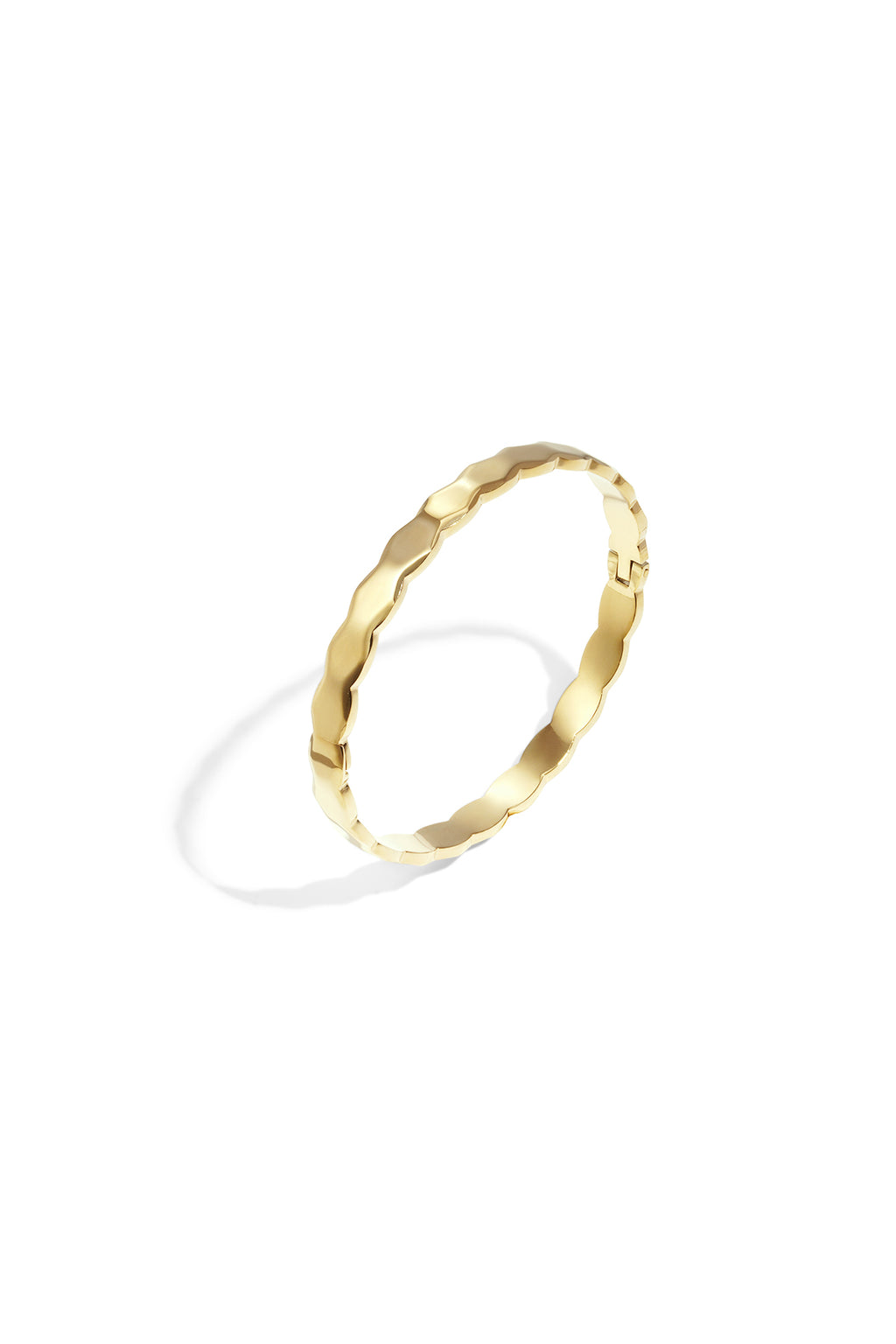 Bracciale rigido di forma irregolare