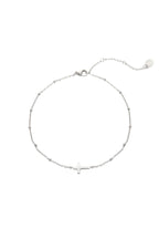Cavigliera Classica Croce Silver Color Stainless Steel