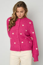Cardigan a cuore