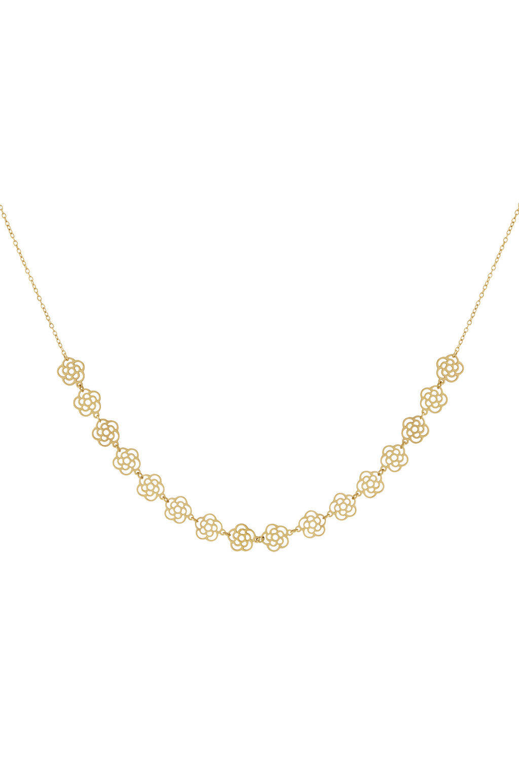 Collana con fiori d'amore