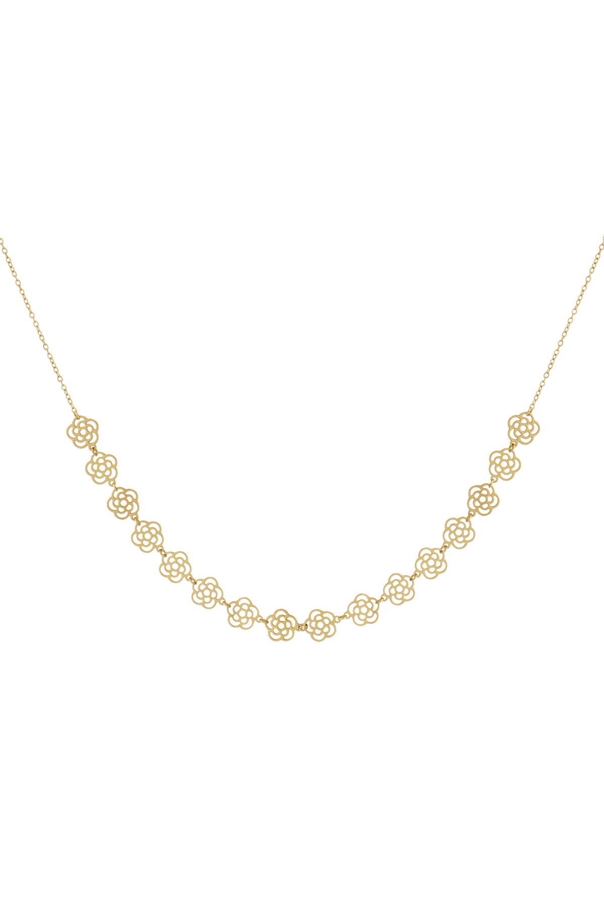 Collana con fiori d'amore