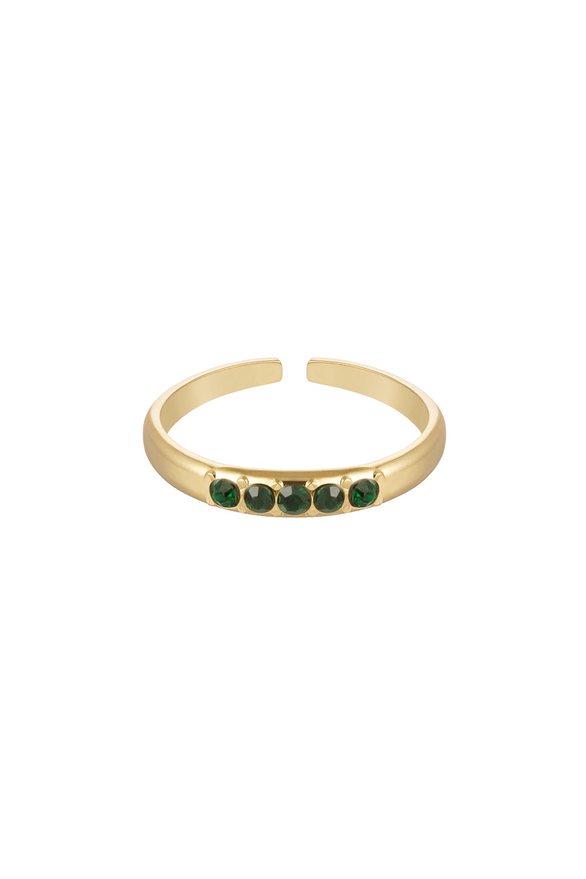 Anello con pietre - Acciaio inossidabile