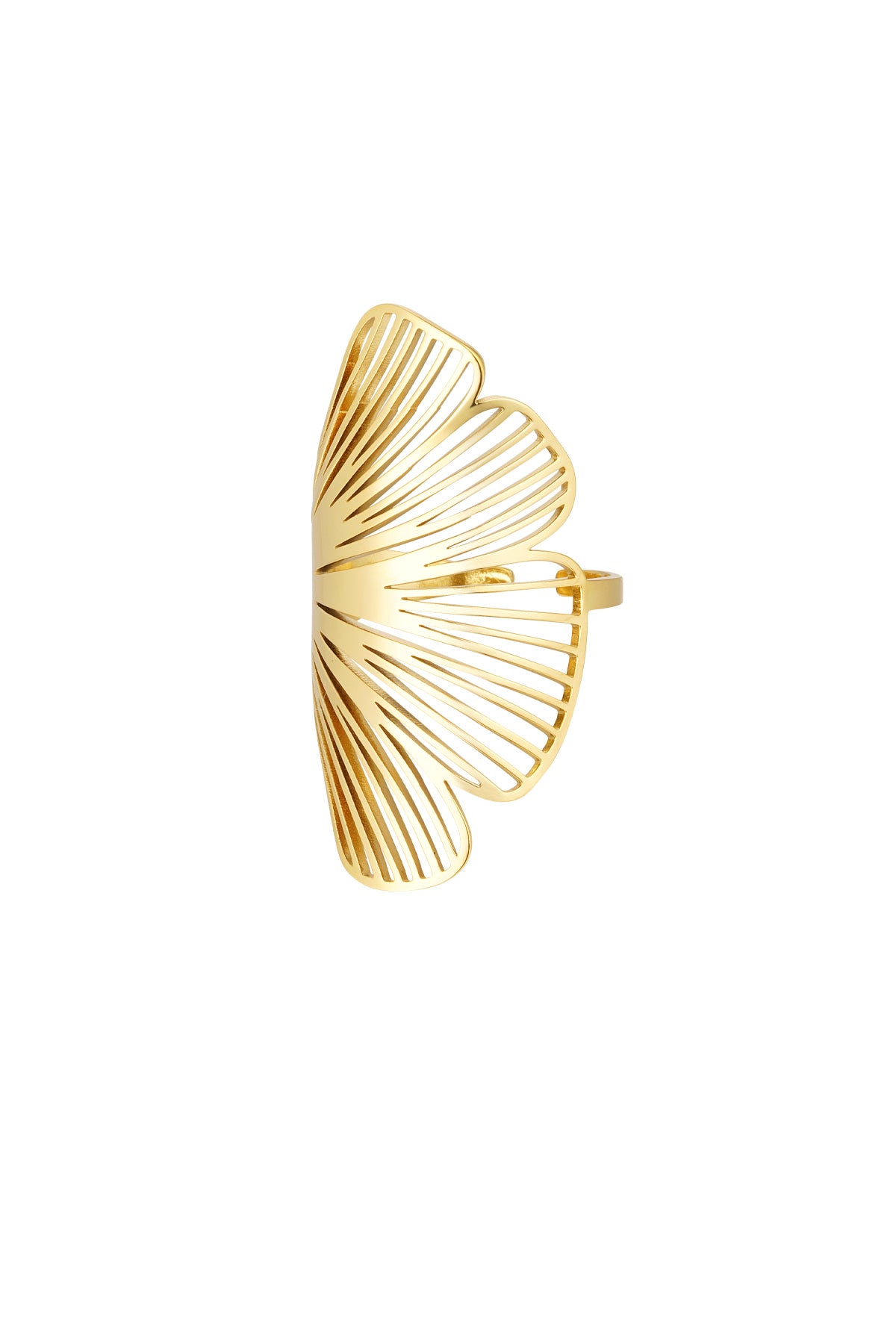 anello con fiore