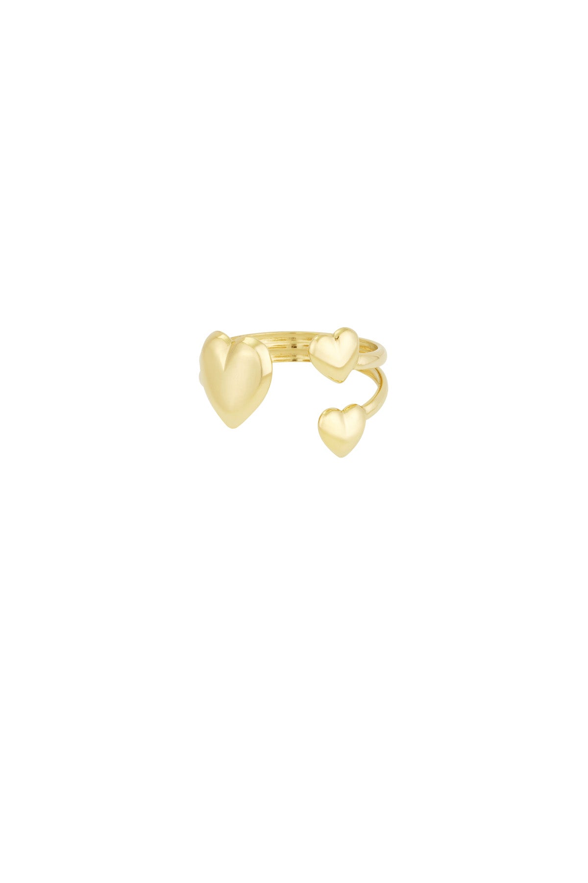 anello trio cuore